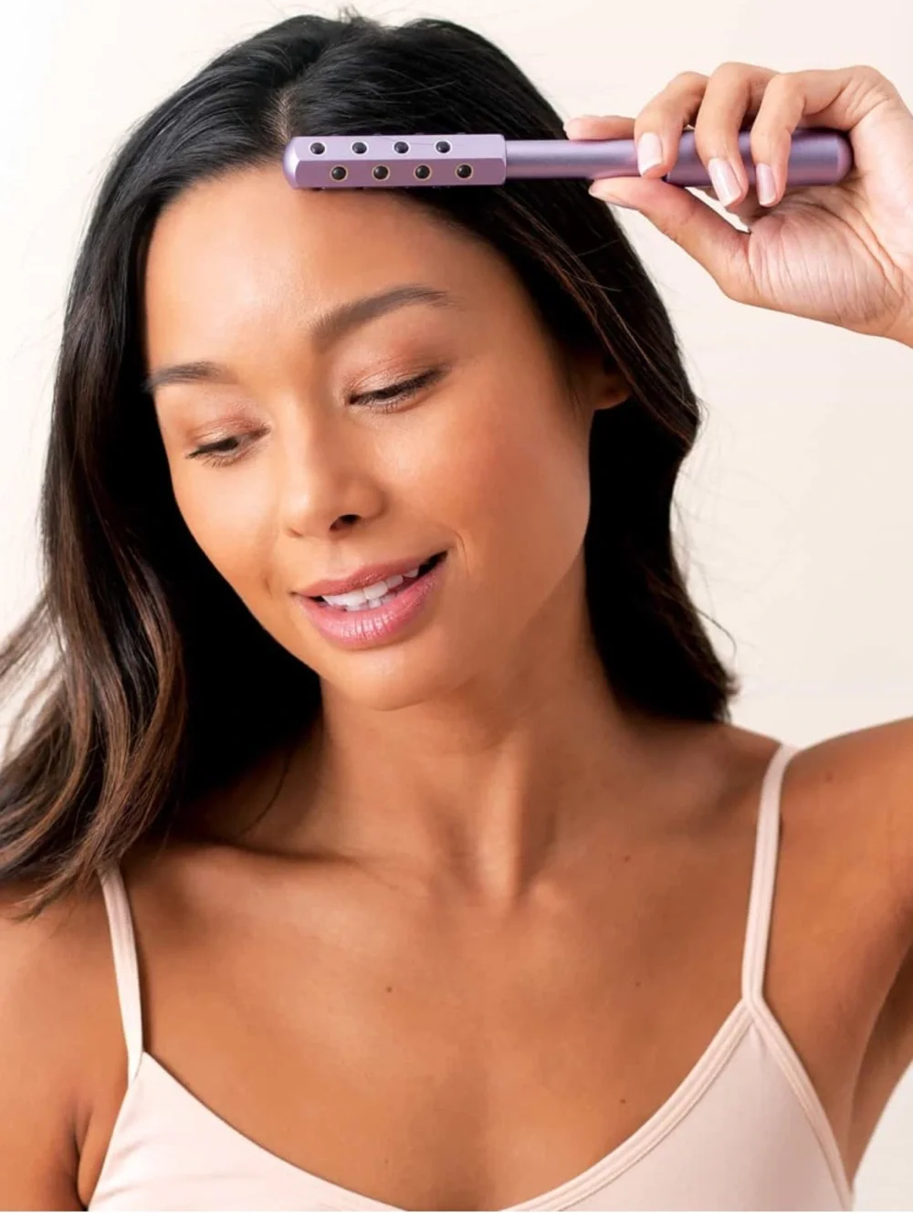 Plum Beauty Uplifting Facial Roller Massager Neck Skincare Purple NEW